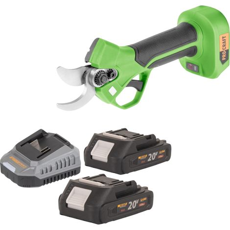 Sécateur à batterie Procraft ES22Libb 20 V 25 mm sans balais + 2 batteries 2,0 Ah + chargeur (1/5)