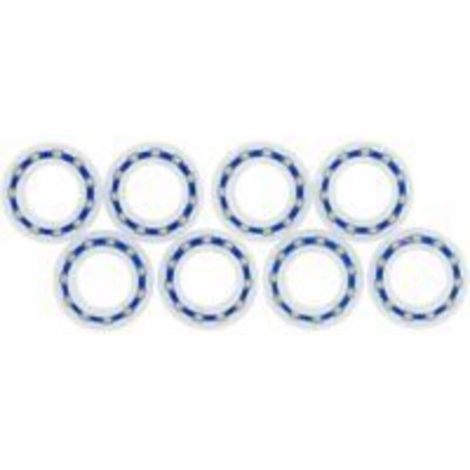 Lot de 8 roulements à Roue Polaris 280 180 Robot adaptables pour Nettoyeur de Piscine C60 C-60 (1/4)