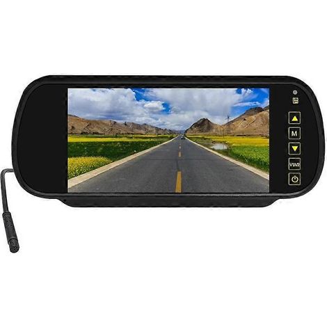 Moniteur d'appui-tête de voiture HD 7 pouces avec rétroviseur (AV) (1/2)