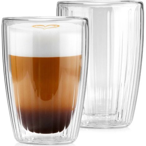 Verres isothermes à double paroi, 350 ml, lot de 2 (1/5)
