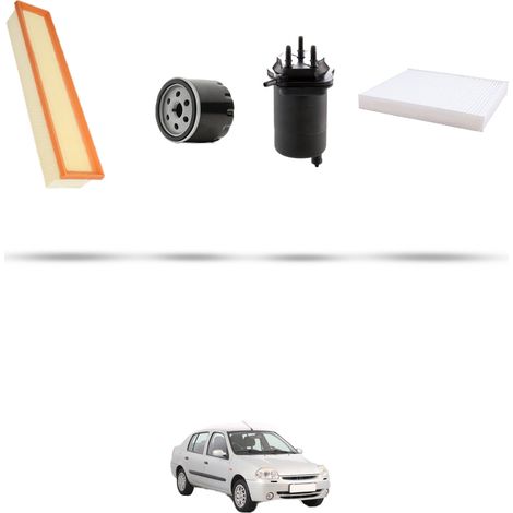 Kit tagliando 4 filtri compatibile con Renault Thalia 1.5 dci 48kw Dal 2002 (1/5)