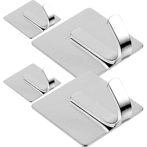 muraux autocollants en acier inoxydable élégant porte (1/5)