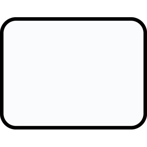 Tableau blanc magnétique effaçable à sec - Facile à écrire et à nettoyer, tableau blanc magnétique flexible pour réfrigérateur (1/5)