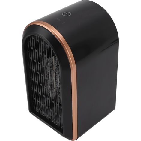 Vertikaler PTC-Keramik-Heizlüfter, tragbarer Elektroheizer für Zuhause, EU 220–240 V, Schwarz/Grau (1/5)