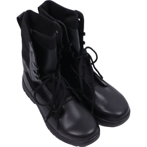 Bottes de combat en maille respirantes et légères pour l'été, idéales pour l'alpinisme, la sécurité militaire et les activités de plein air (taille 43). (1/5)
