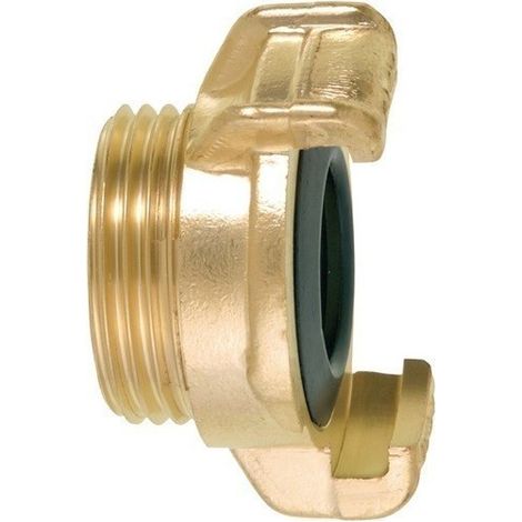 Acople Riego Roscado Macho 3/4" Laton Garra 40Mm Geka Plus