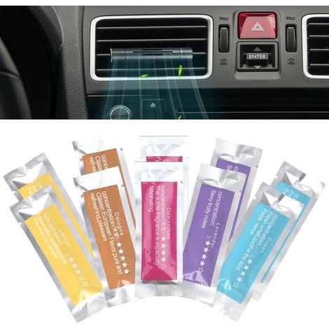 10 Bâtons D'arômes Solides,Bâtons de Parfum,Recharges Solides pour désodorisant Senteurs,Désodorisant de Voiture,Bâton De Parfum (1/4)