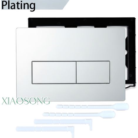 galvanoplastie miroir-Panneau de remplacement pour réservoir encastré Geberit Sigma 115.770, accessoires pour réservoir de salle de bain UP300 UP320 - Non Original-KZQ (1/4)