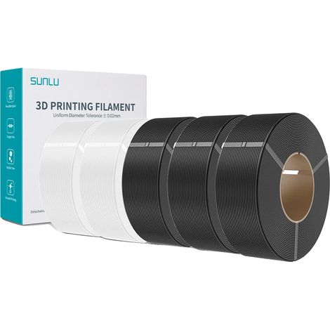 Filamento 3D, materiale ecologico, compatibile con stampanti FDM, miscela RF PETG 6 (1/2)