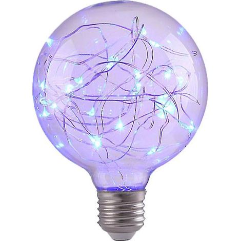 Ampoule en plastique et aluminium pour la décoration et l'éclairage (1/3)