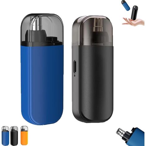 2-delige Draagbare Neushaartrimmer, Praktisch en Populair, Elektrisch Draagbare Gezichtshaartrimmer, Compacte Neushaartrimmer, Oplaadbare Nasale Grooming Gereedschap, Elektrische Neusschaar (1/5)