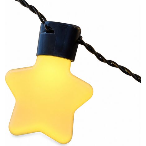 Guirlande LED Étoiles Solaire et USB, 120 LED, Télécommande, 8 Modes, Décoration Extérieure pour Tente et Mariage (1/5)
