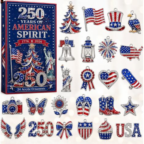 Christmas Advent Calendar 2026: The 250th Anniversary of the Christmas Spirit - A - Graphic Design