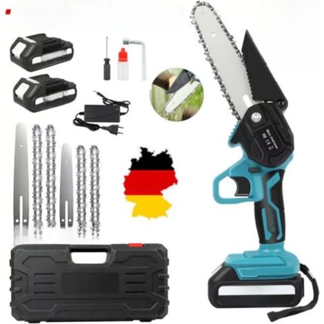 Tronçonneuse électrique mini sans fil 4+6 pouces pour Makita 18V. Compacte et puissante pour petits travaux de coupe. (1/5)