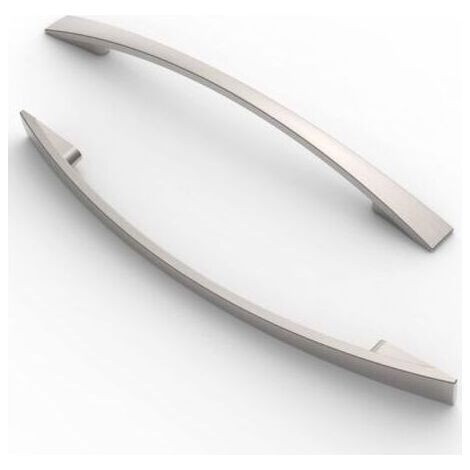 Poignées de meubles, 10 pièces, entraxe de 160 mm, poignées de placard, poignées de cuisine, poignées de tiroir, nickel brossé. (1/5)