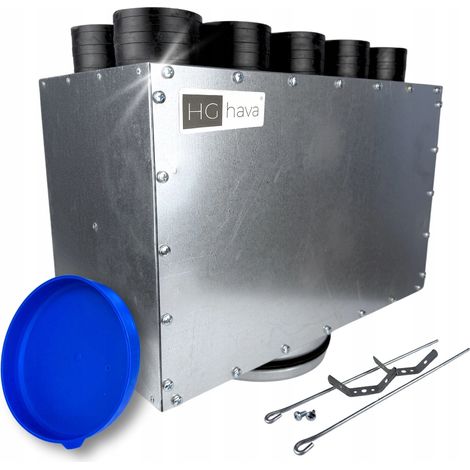 Boîte de distribution, distributeur de ventilation traversant FI 200 10X75MM (1/5)