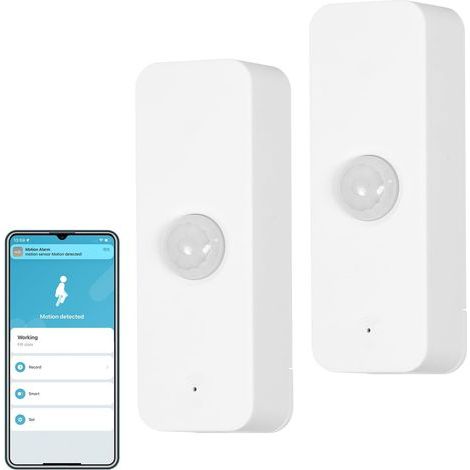 Lot de 2 détecteurs intelligents WiFi, compatibles assistant vocal, domotique maison et bureau (1/5)