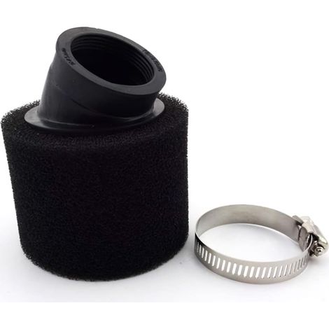 Filtre à air coudé 45 mm - 1 unité - Mousse éponge - 2 étages - Pour XR50 CRF 140cc 150cc (1/5)