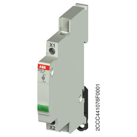 Voyant lumineux 1 LED Verte 110-220V Dc 2CCA703407R0001 ABB 703407