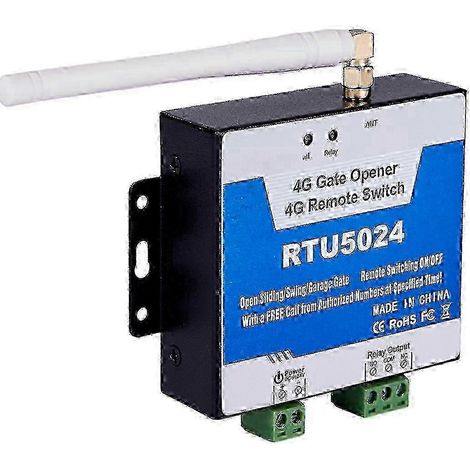 Contrôleur d'accès automatique pour portail 4G GSM RTU5024 (2025) avec téléphone et garage inclus. (1/3)