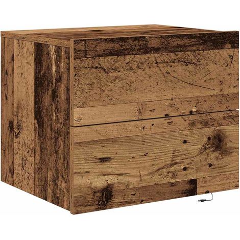 Maison Exclusive - Armario de Noche con cajón Madera vieja 50 x 3