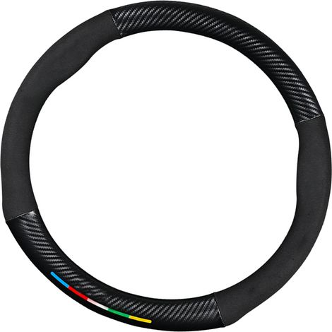 Lenkradbezug aus echtem Leder, angenehm anzufassen, Ersatz für Mazda 3 Axela CX5 Raptor CX4 Atenza CX30 (1/5)