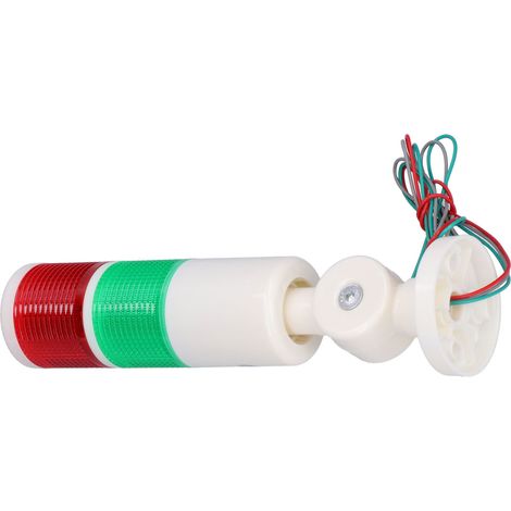 LED-Lichtmast für Erdwälle, 2 Farben, permanentes Lichtwarnsignal, klappbare Warneinrichtung, 220 V Wechselstrom (1/5)