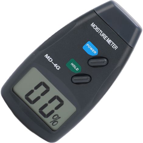 Détecteur d'humidité du bois MD-4G, humidimètre numérique ABS à écran LCD, mesure précise avec fonction de verrouillage, outil professionnel pour l'industrie (1/5)