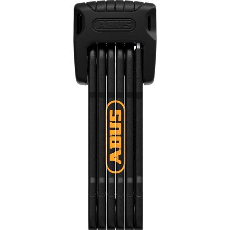 Antivol pliable Bordo 6000K avec support de serrure SH - Antivol vélo avec cylindre XPlus pour une haute protection contre les manipulations - Niveau de sécurité 10 - Longueur 90 cm - Noir/Orange (1/5)