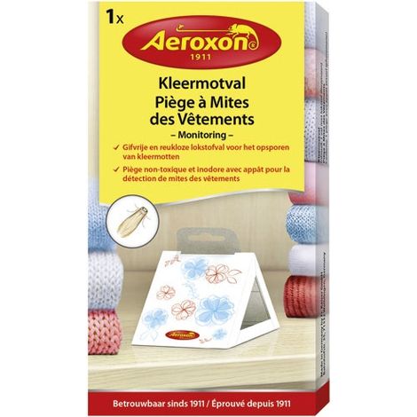 Scatola di 2 trappole adesive per tarme dei vestiti - Aeroxon
