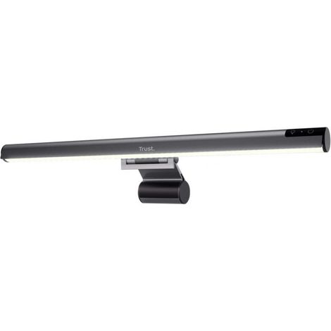 Trust Shyne Monitor-Lampe 42cm, Anti-Reflexion und nicht-blaues Licht LED-Monitor-Lampe für Augenpflege, kühles/warmes/mittelweißes Licht, einstellbare Helligkeit und Temperatur, für Laptops