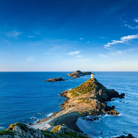 Tableau sur toile îles sanguinaires 30x30 cm - Impression sur Toile Murale Décorative - Image imprimée en HD sur Toile - Toile sur Châssis en Bois FSC - Fabriqué en France (1/4)
