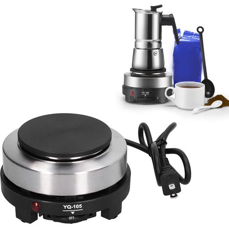 Cuisinière électrique de 500 W pour préparer du thé et du café, et mini-réchaud à température contrôlée, adapté aux cafetières italiennes et aux fours de maintien au chaud. (1/5)