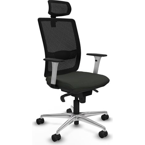 Chaise piqueras y crespo Haches noir design moderne (1/2)