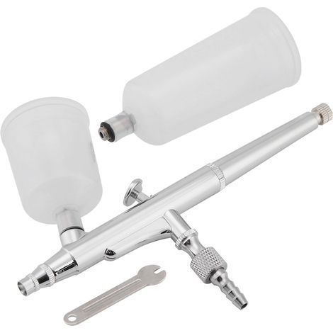 Doppelwirkendes 0,5-mm-Airbrush-Set mit großem Farbtank, Farbpistole für Kunst und Dekoration, professionelles Werkzeugset (1/5)