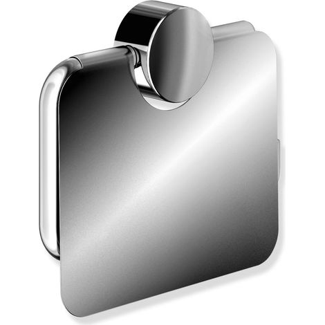 WC-Papierhalter m. Deckel System 815, Chrom, Klebebefestigung (1/2)