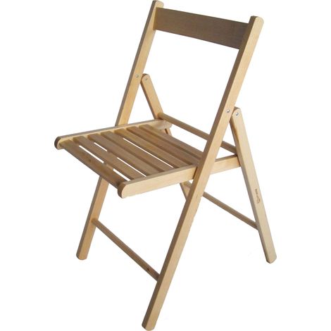 SEDIA LEGNO PIC NIC PIEGHEVOLE CM. 42X41X86H. Prezzo per 1 pezzo. (1/5)
