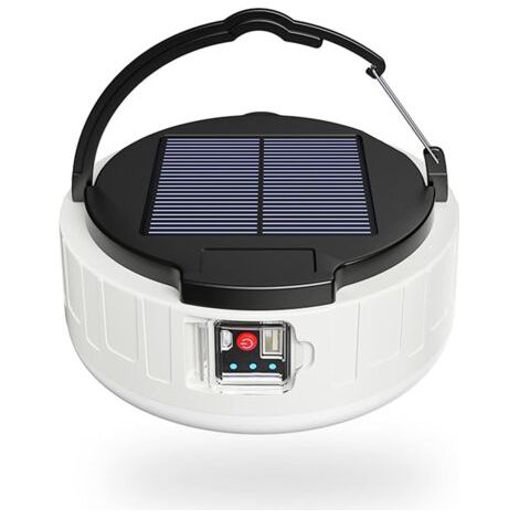 Lampe de secours portable étanche, lampe de travail solaire, adaptée à l'extérieur, au camping, à la randonnée, à l'urgence, à l'entretien automobile (1/5)