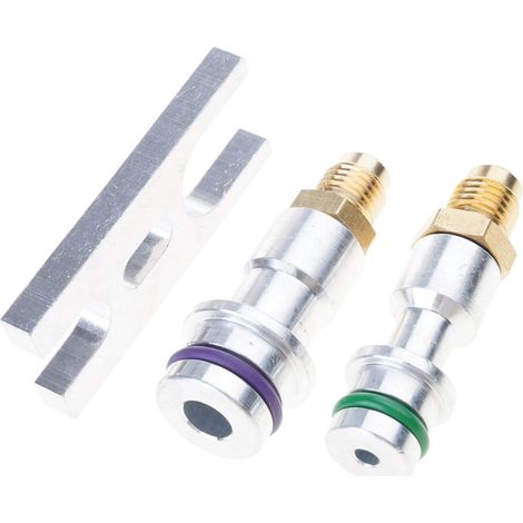 Bouchon de test de fuite de voiture, connecteur de tuyau de réfrigération, outils de maintenance de détection de fuite automatique A/CPipe (1/5)