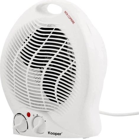 Ae'rotherme Teporus 2 puissances 1000/2000W avec thermostat d'ambiance bain chaud poele avec ventilation