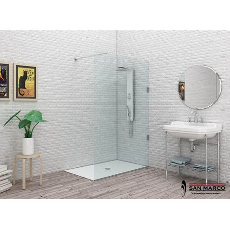 Box doccia a parete fissa Essenzial Walk in cm 160