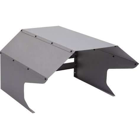 Garaje para cortacésped automático HHG-973, cubierta para cortacésped, metal 40 x 59 x 69 cm, gris (1/5)