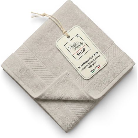 Scendidoccia Bagno Luna 50x70 Spugna Cotone 450 g/m² - Tappetino Doccia Made in Italy