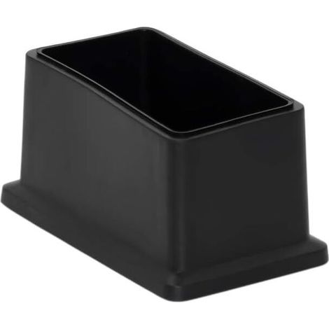 25 x 50 mm (1" x 2") nicht abfärbende rechteckige Stuhlendkappen aus PVC, 8er-Set