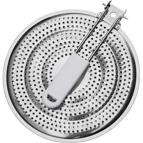 Diffuseur de Chaleur en Acier Inoxydable 21 cm pour Plaque de Cuisson au gaz Uniquement (1/5)