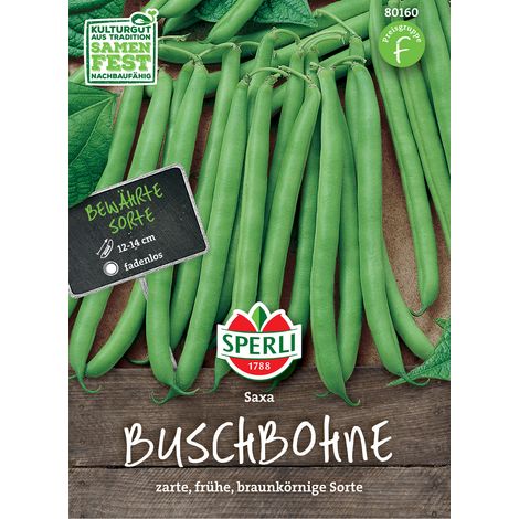 Sperli Buschbohnen Saxa - Gemüsesamen (1/3)