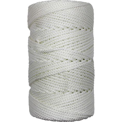 Corde en nylon tressé 5 mm Rouleau de 200 m