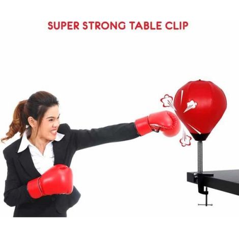 Sac de frappe table avec pince et ventouse - - Antistress Mini - Mixte - Sports de combat - Fitness (1/3)
