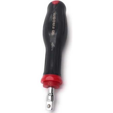 Facom – Tourne-écrou carré 130mm – Type standard – Pour douilles XZN – Matériau poignée plastique – Usage professionnel
