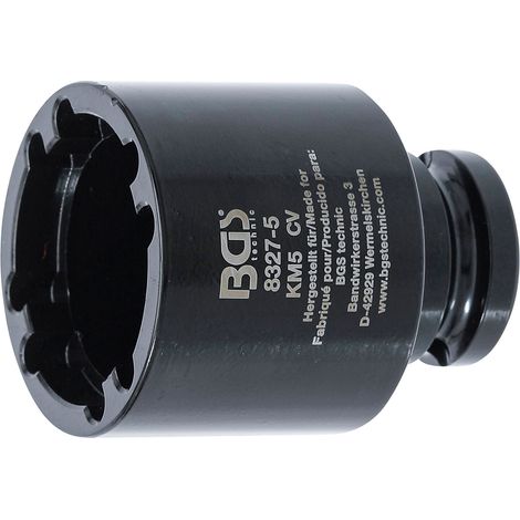 BGS Llave de tuercas anulares pasador interior KM5 - 8327-5 (1/2)